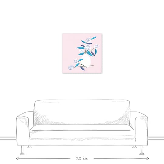 Paper Flowers 24" x 24" Canvas Wall Art